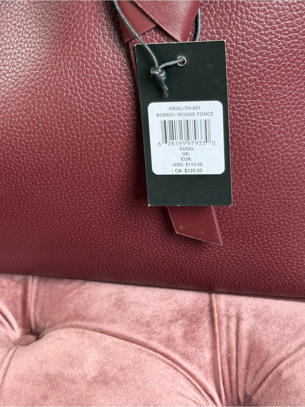 BRAND NEW - Rachel Zoe Leather Tote - Deep RED